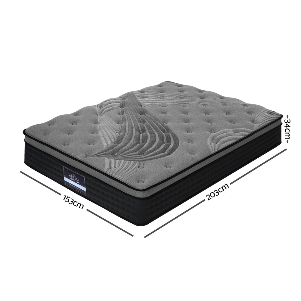 Alanya Euro Top Pocket Spring Mattress 34cm Thick - Queen