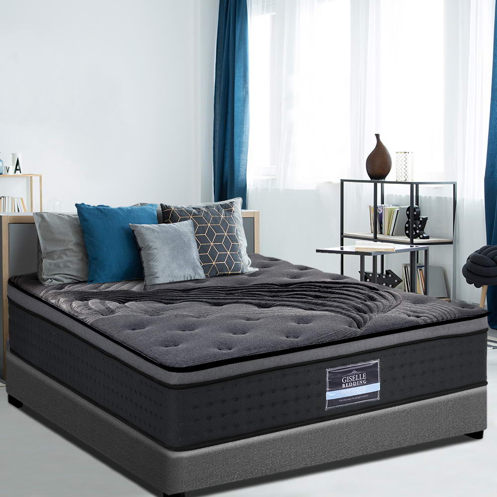 Alanya Euro Top Pocket Spring Mattress 34cm Thick - Queen