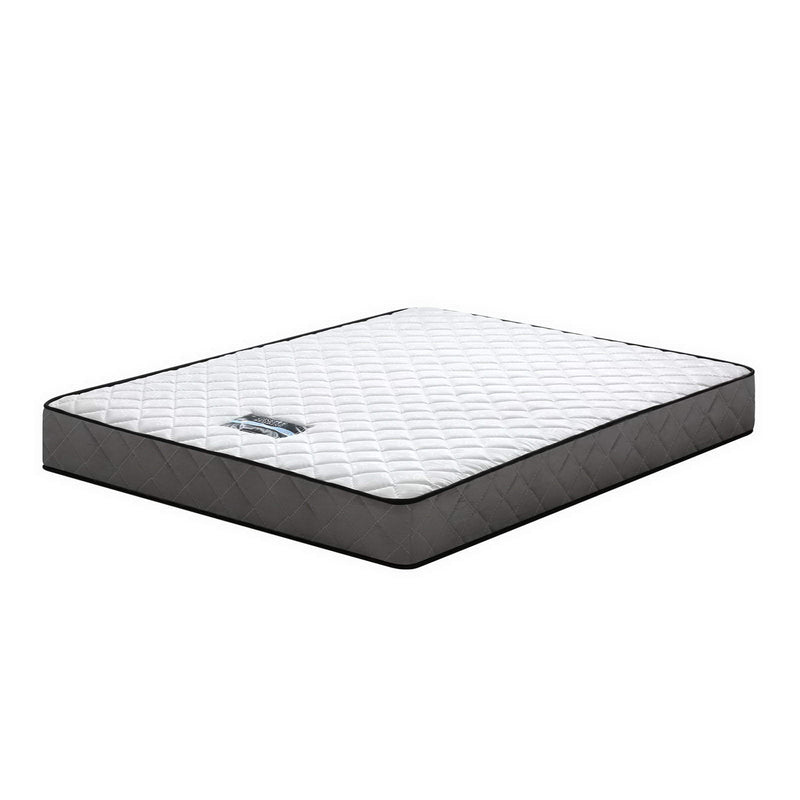 Alzbeta Bonnell Spring Mattress 16cm Thick - Queen with quilted top and medium firm support, ideal for bedroom furniture.