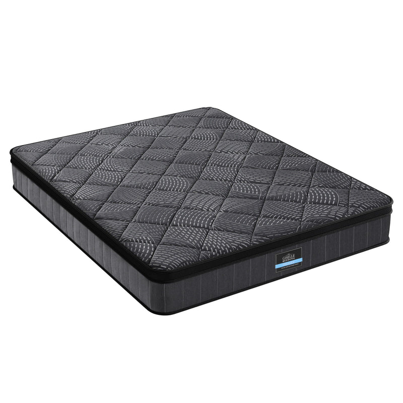 Double Mattress 25cm Pocket Spring Latex Euro Top Medium Firm Bed-4