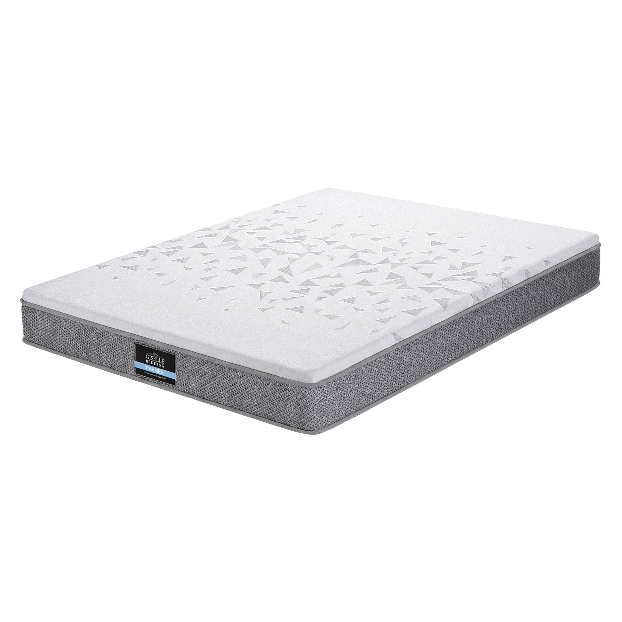 Double Mattress 23cm Pocket Spring Mattress with Adjustable Firmness Reversible Foam Layer for Medium Firm & Firm Support Motion Isolation Bedroom Bed