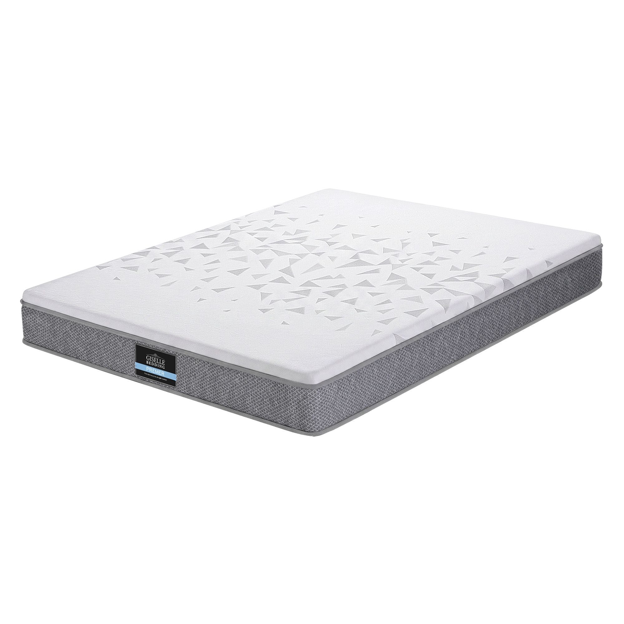 Queen Mattress 23cm Pocket Spring Mattress with Adjustable Firmness Reversible Foam Layer for Medium Firm & Firm Support Motion Isolation Bedroom Bed