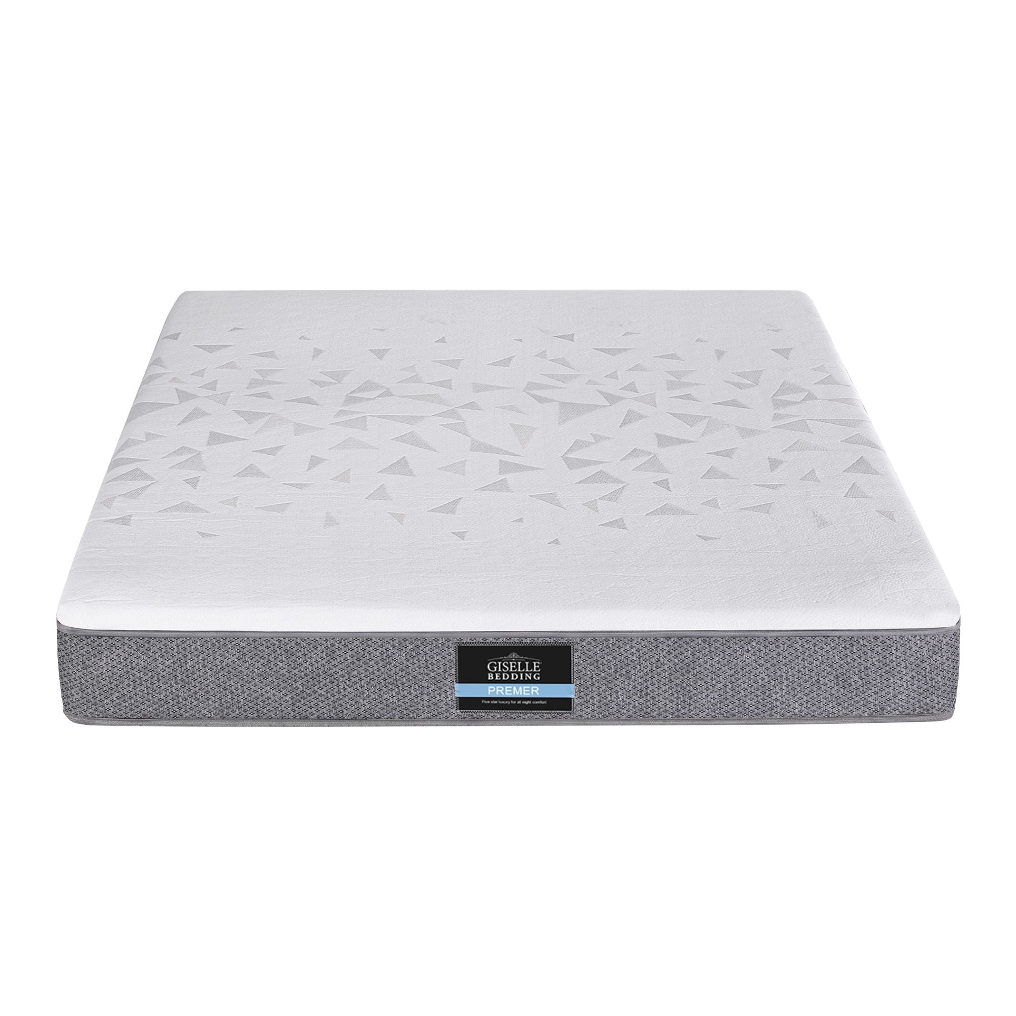 Queen Mattress 23cm Pocket Spring Mattress with Adjustable Firmness Reversible Foam Layer for Medium Firm & Firm Support Motion Isolation Bedroom Bed