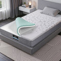Single Mattress 23cm Pocket Spring Mattress with Adjustable Firmness Reversible Foam Layer for Medium Firm & Firm Support Motion Isolation Bedroom Bed