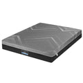 Double Mattress 26cm Firm Pocket Spring Dual Edge Support Dark Grey