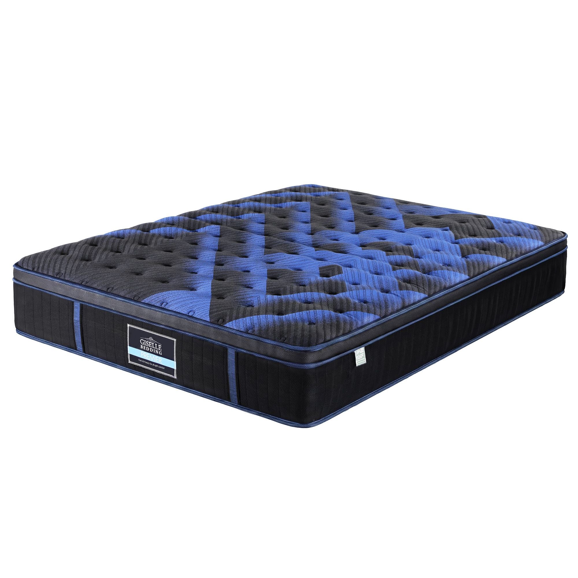 34cm Queen Hybrid Mattress with Cooling Gel Memory Foam and Edge Support