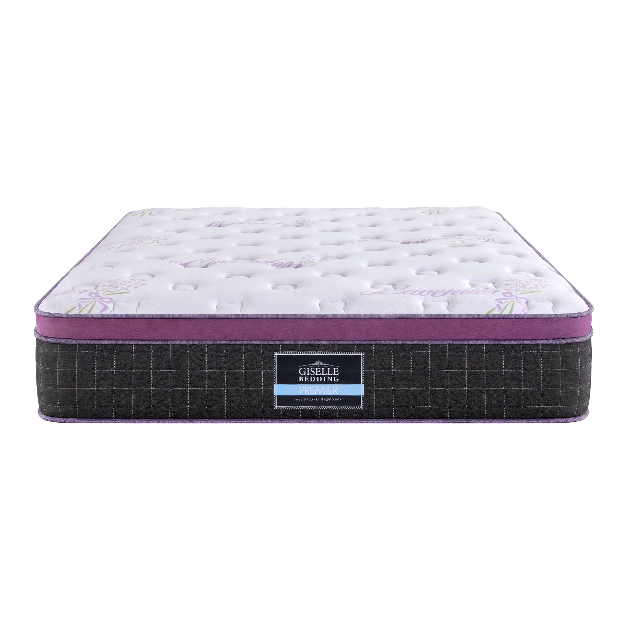 King Euro Top Mattress Firm Pocket Spring Edge Support