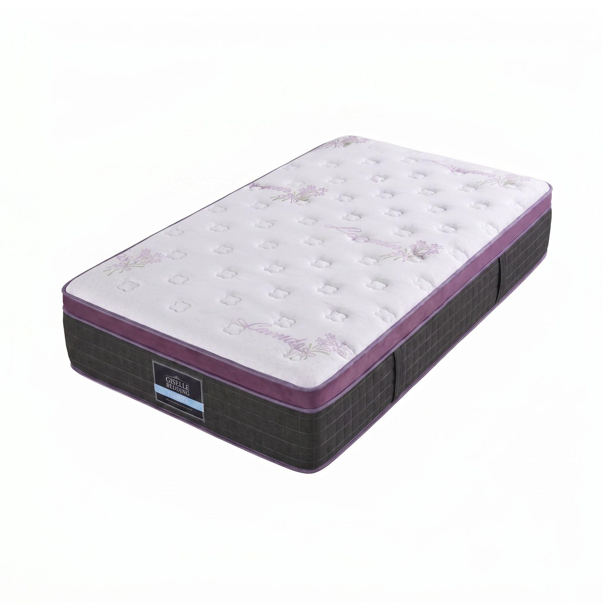 King Single Euro Top Mattress Firm Pocket Spring Edge Support