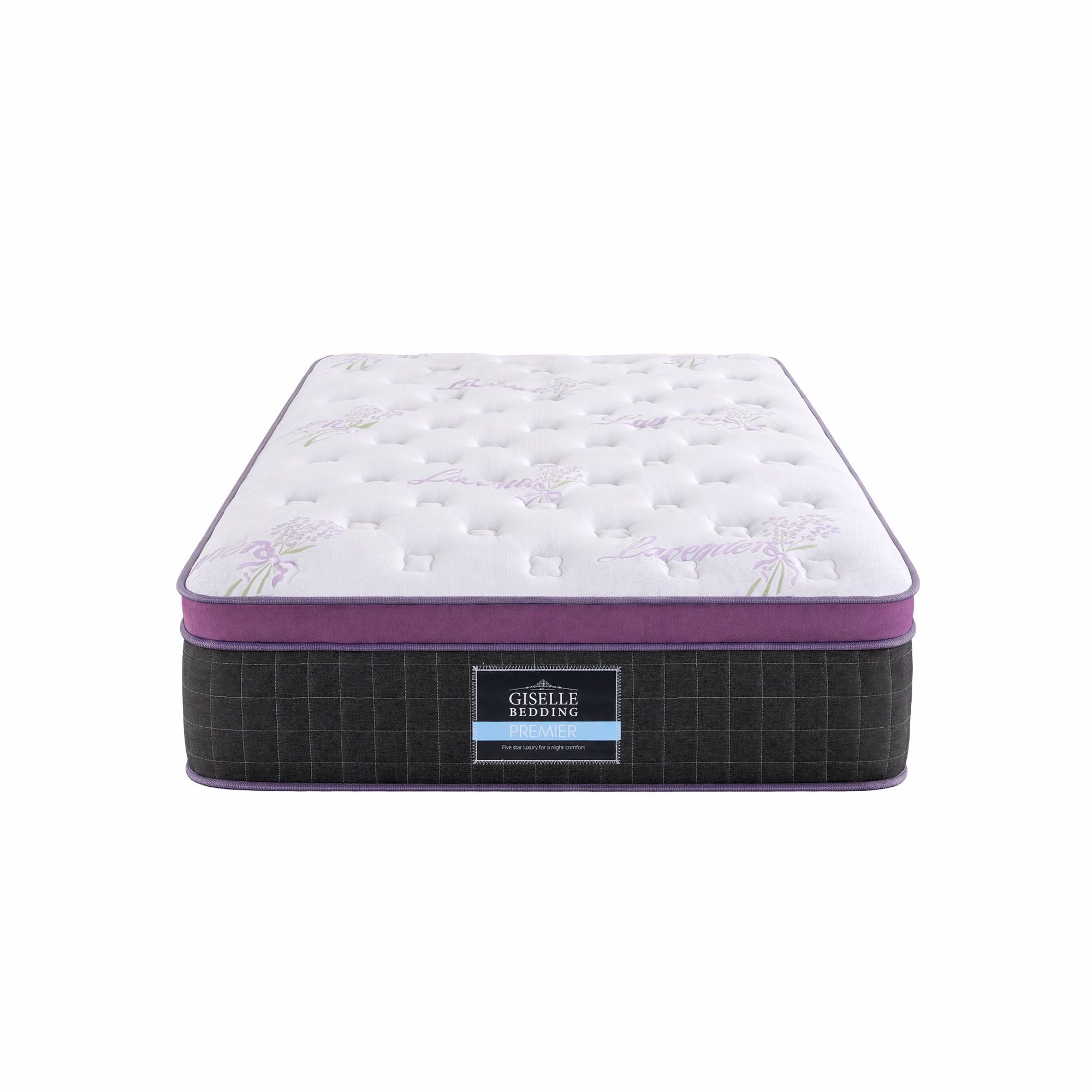 Single Euro Top Mattress Firm Pocket Spring Edge Support