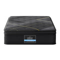 Midnight Series Bamboo Charcoal Euro Top Mattress 35cm Thick - King Single