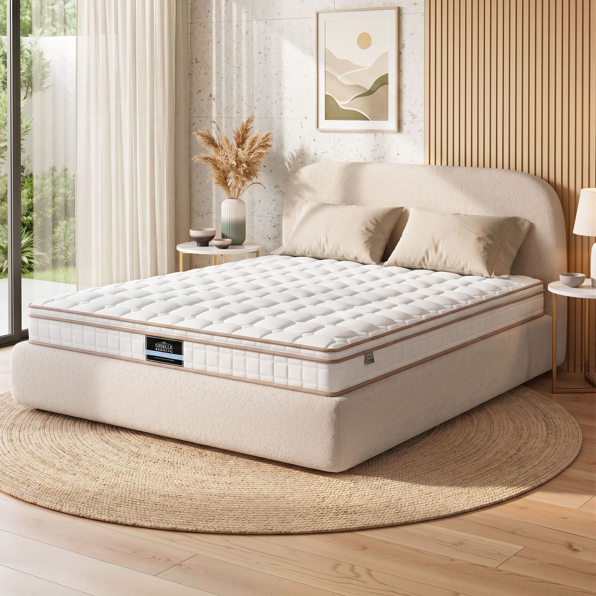20cm Firm King Mattress Pocket Spring for Bedroom or Guest Room