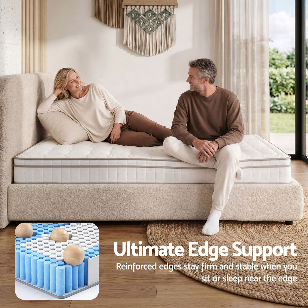 20cm Firm Single Mattress Pocket Spring for Bedroom or Guest Room
