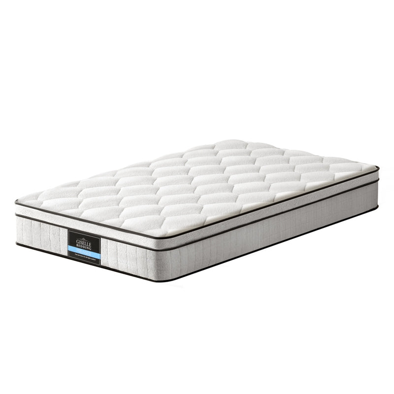 Elysium Series Euro Top Mattress 22cm Thick - King Single with quilted Euro Top design and medium firm support