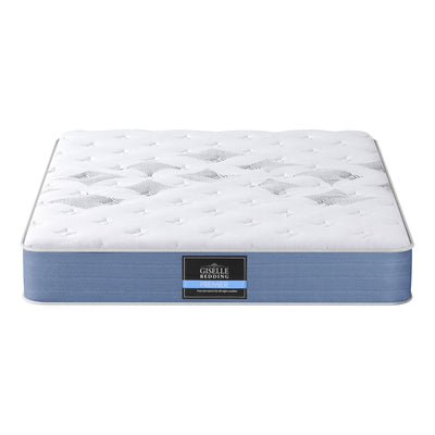 Snow Series Euro Top Bamboo Fibre Mattress 25cm Thick - King with breathable quilted top and supportive mattress layers