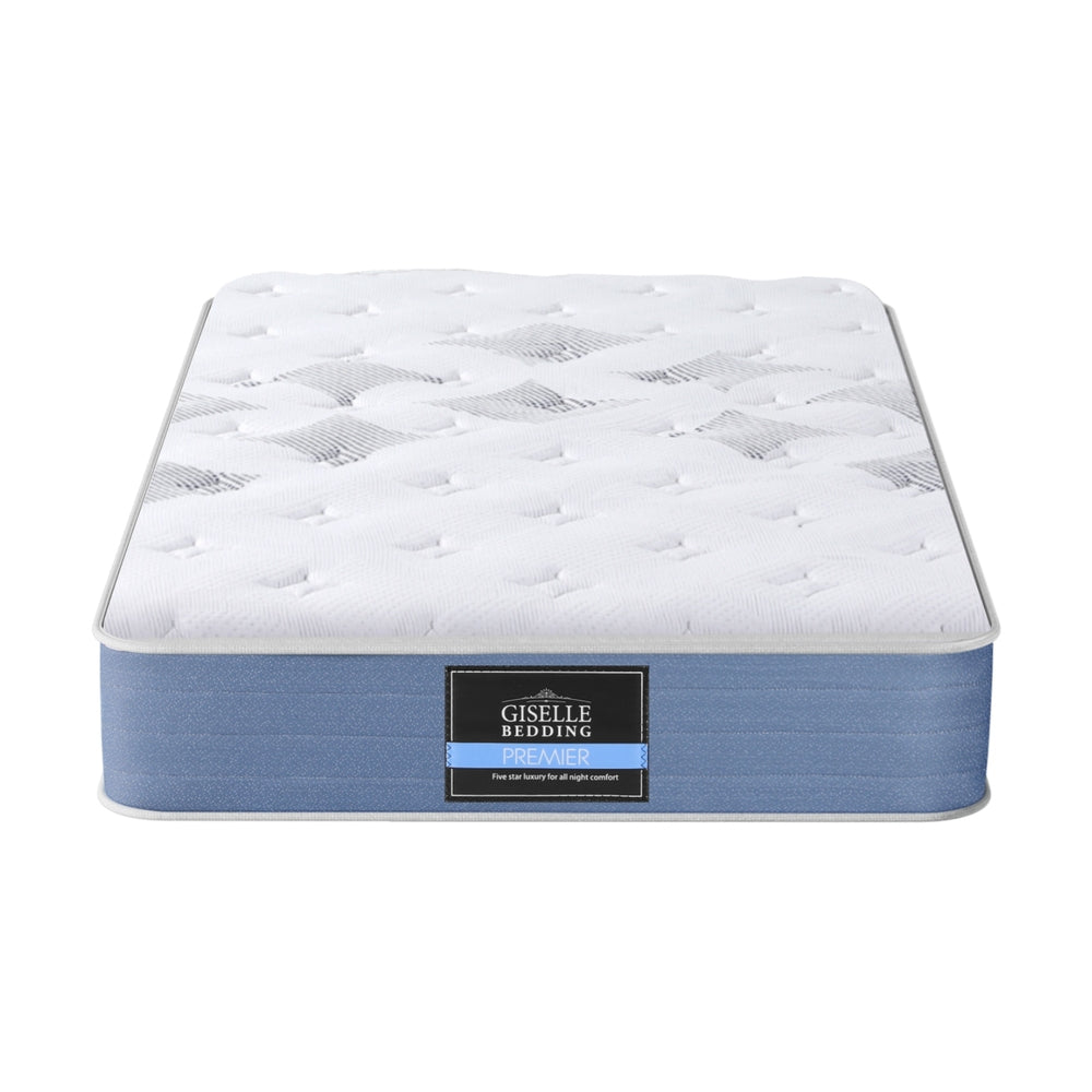 Snow Series Euro Top Bamboo Fibre Mattress 25cm Thick - Single