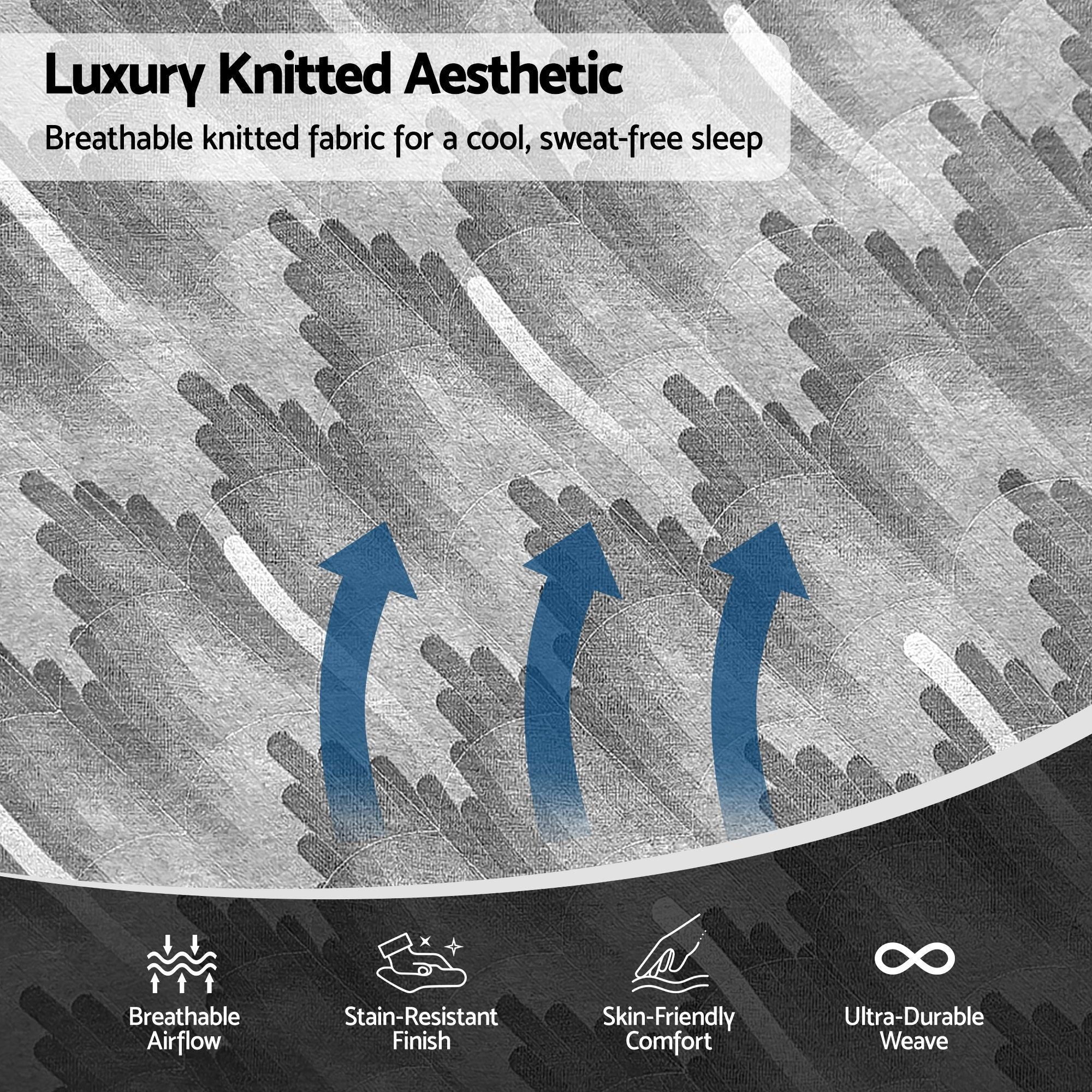 30cm King Mattress with Edge Support and 5-Zone Comfort