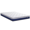 Double Mattress 23cm Pocket Spring Cooling Gel Foam Medium-Firm Support - White