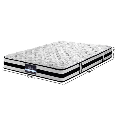 Rumba Tight Top Pocket Spring Mattress 24cm Thick - Double