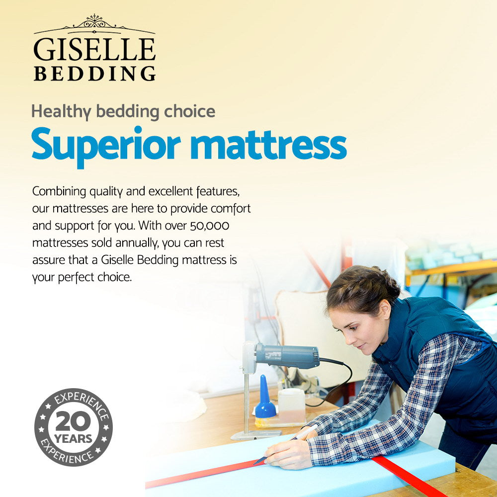 Rumba Tight Top Pocket Spring Mattress 24cm Thick - Queen