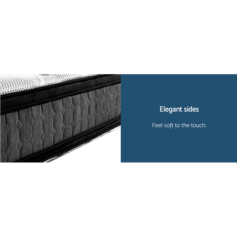 Luna Euro Top Cool Gel Pocket Spring Mattress 36cm Thick - King Single