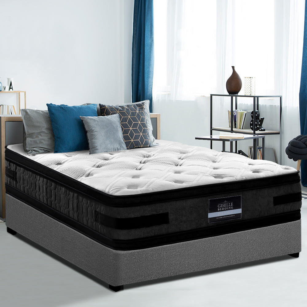 Luna Euro Top Cool Gel Pocket Spring Mattress 36cm Thick - King Single
