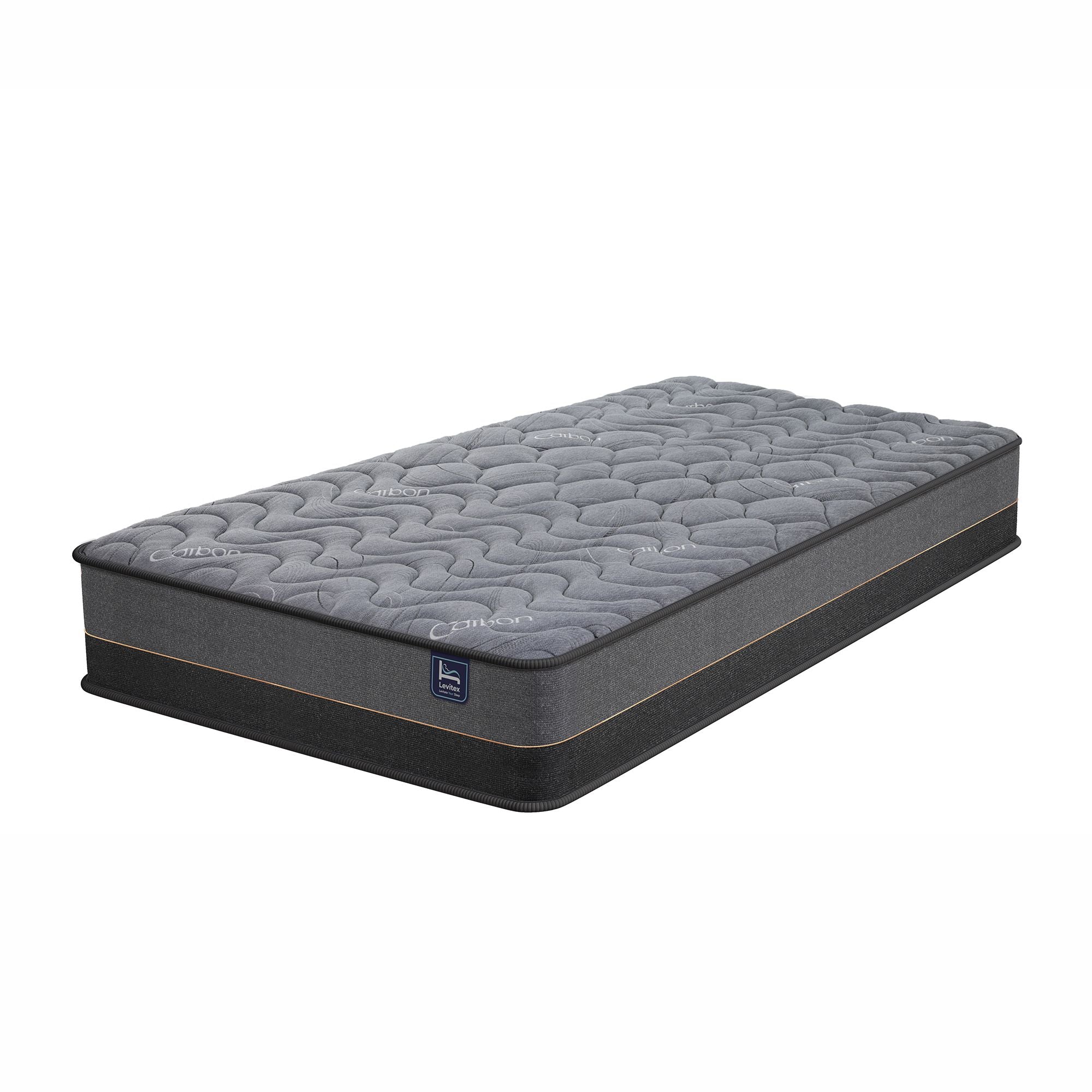 King Single Mattress 25 cm Hybrid Pocket Spring with 4cm Egg Crate Foam for Deep Sleep Bamboo Charcoal Fabric
