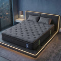 34 cm Pocket Spring Mattress with Reinforced Edge Support & 5-Zone Pressure Relief Breathable Gel Memory Foam Hybrid Mattress for Back Pain king