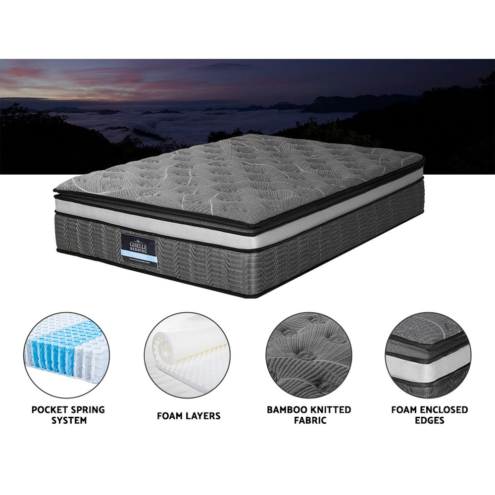 Camille Series Pocket Spring Mattress 34cm Thick - King