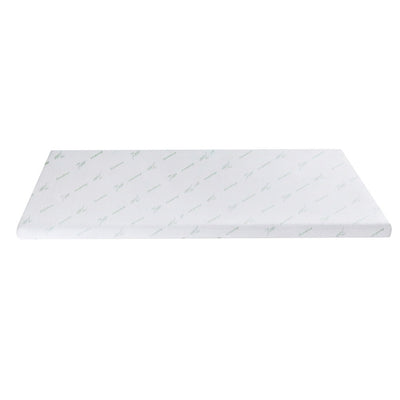 8cm Memory Foam Mattress Topper 7-Zone Graphite Queen