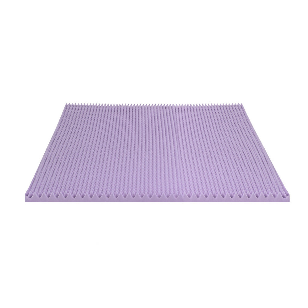 5cm Memory Foam Mattress Topper Lavender Infused Egg Crate Pad Mat Queen