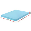 12cm Memory Foam Mattress Topper Ventilated Cool Gel Bamboo Cover Queen