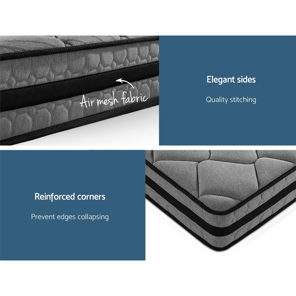 Wendell Pocket Spring Mattress 22cm Thick - King Single