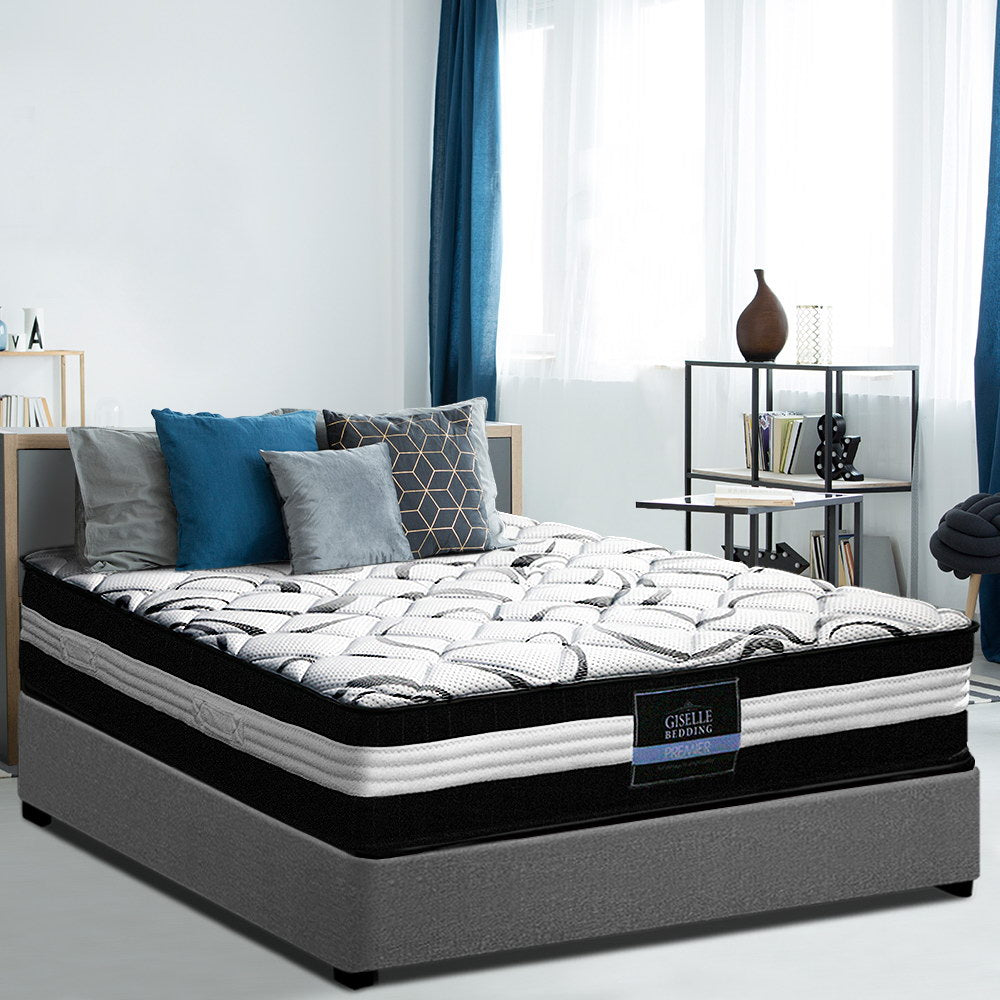 Mykonos Euro Top Pocket Spring Mattress 30cm Thick - Queen