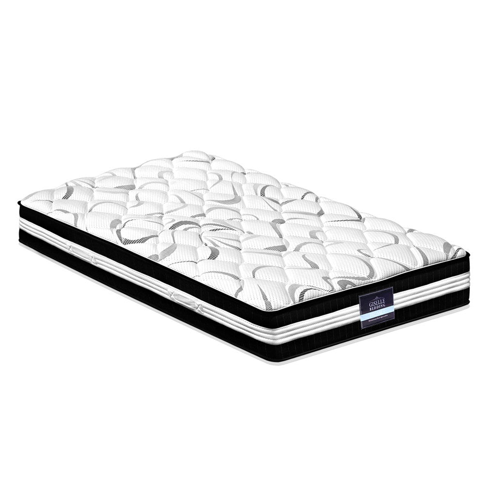 Mykonos Euro Top Pocket Spring Mattress 30cm Thick - Single