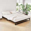 Beru Metal Double Bed Base Black