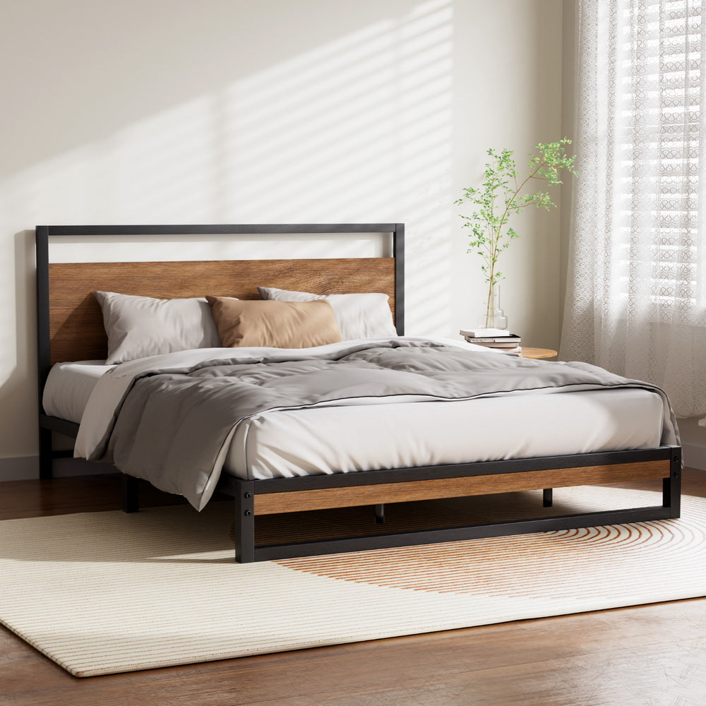 Stockton Metal Queen Bed Frame-1