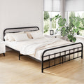 Leo Metal Queen Bed Frame Black