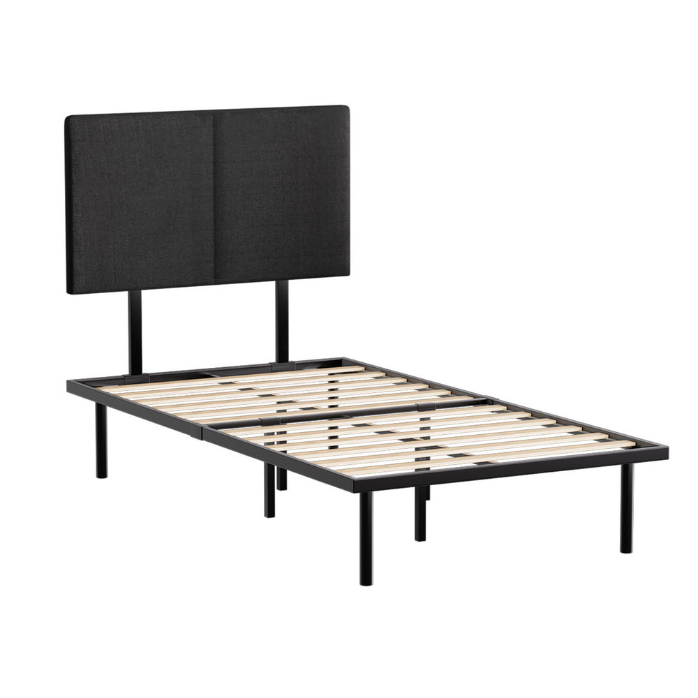 Norwood King Single Modern Bed Frame Black
