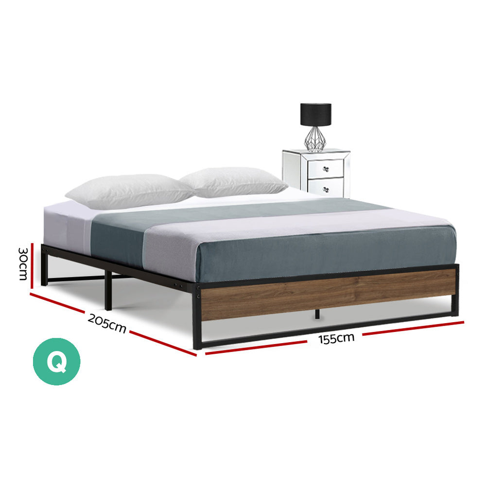 Oslo Metal Queen Bed Frame