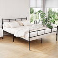Wategos Metal Queen Bed Frame Black