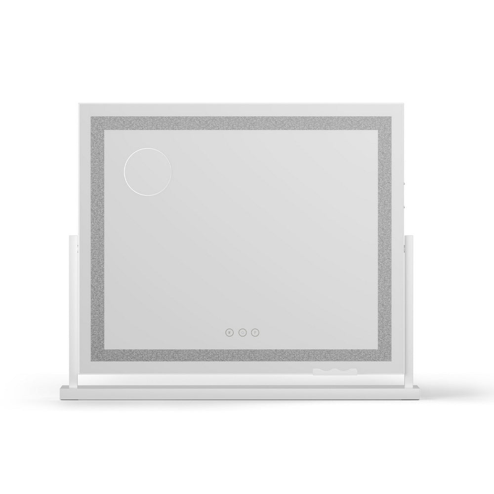 Makeup Mirror 60x50cm 360～ Rotatable Vanity Mirror with Lights Crystal LED-3