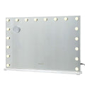 90x60cm Makeup Mirror Large Hollywood Vanity Mirror with 18 Dimmable LED Bulbs