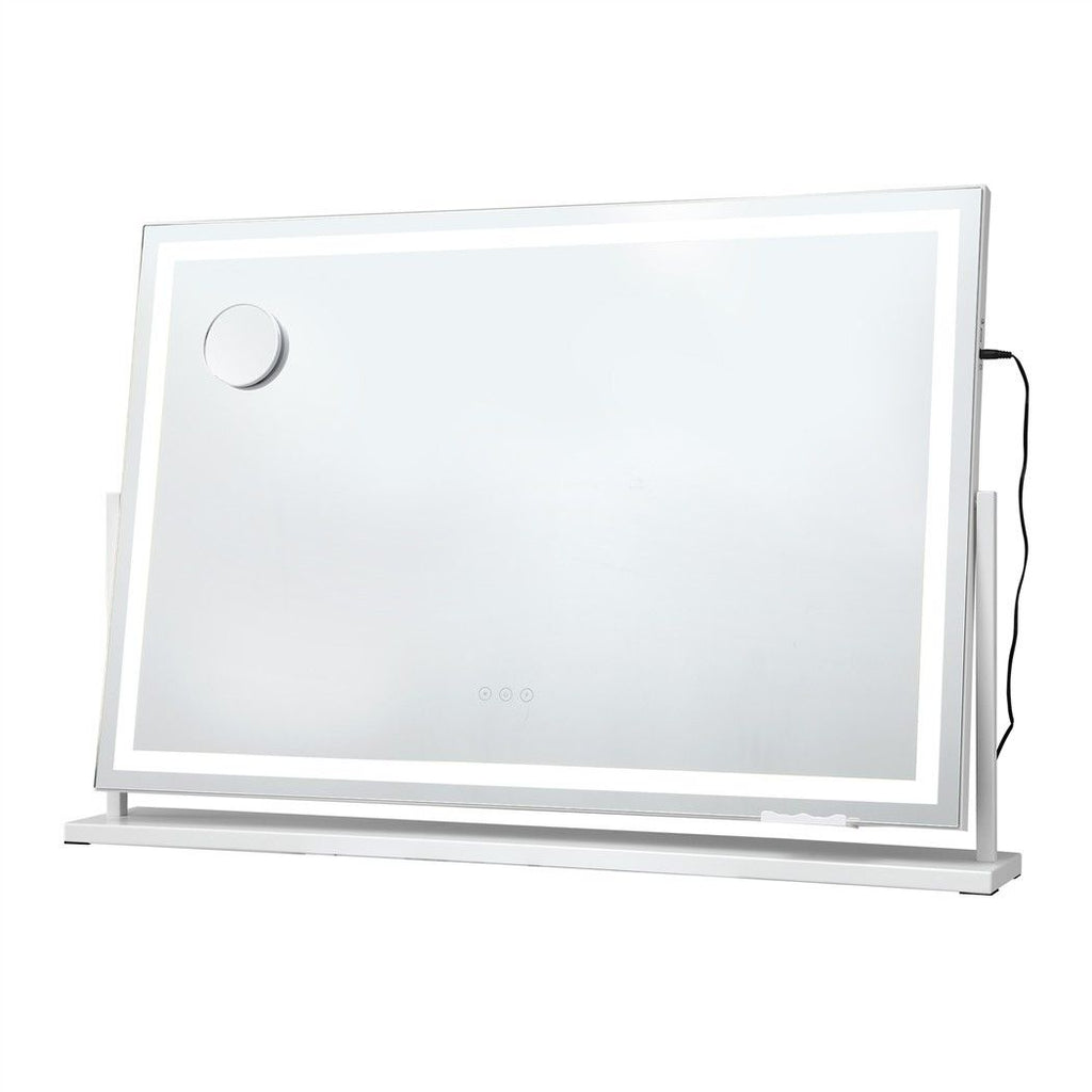 90x60cm Makeup Mirror 360 degree Rotatable Vanity Mirror 10x magnifing