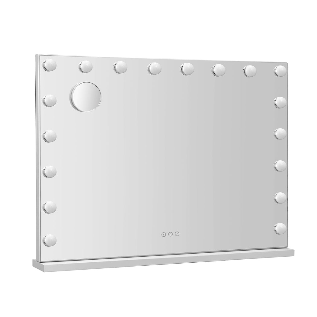 Makeup Mirror 80x58cm Hollywood Vanity with LED Light Tabletop Wall-7