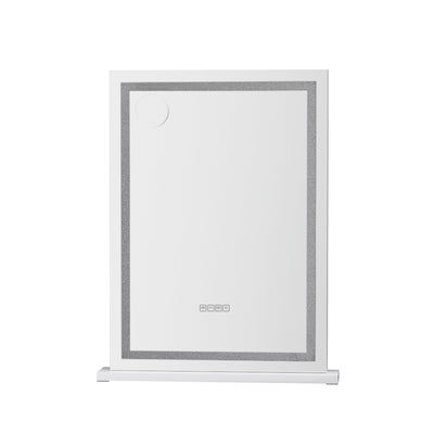 Bluetooth Makeup Mirror 58x80cm Hollywood Vanity with LED Light Crystal