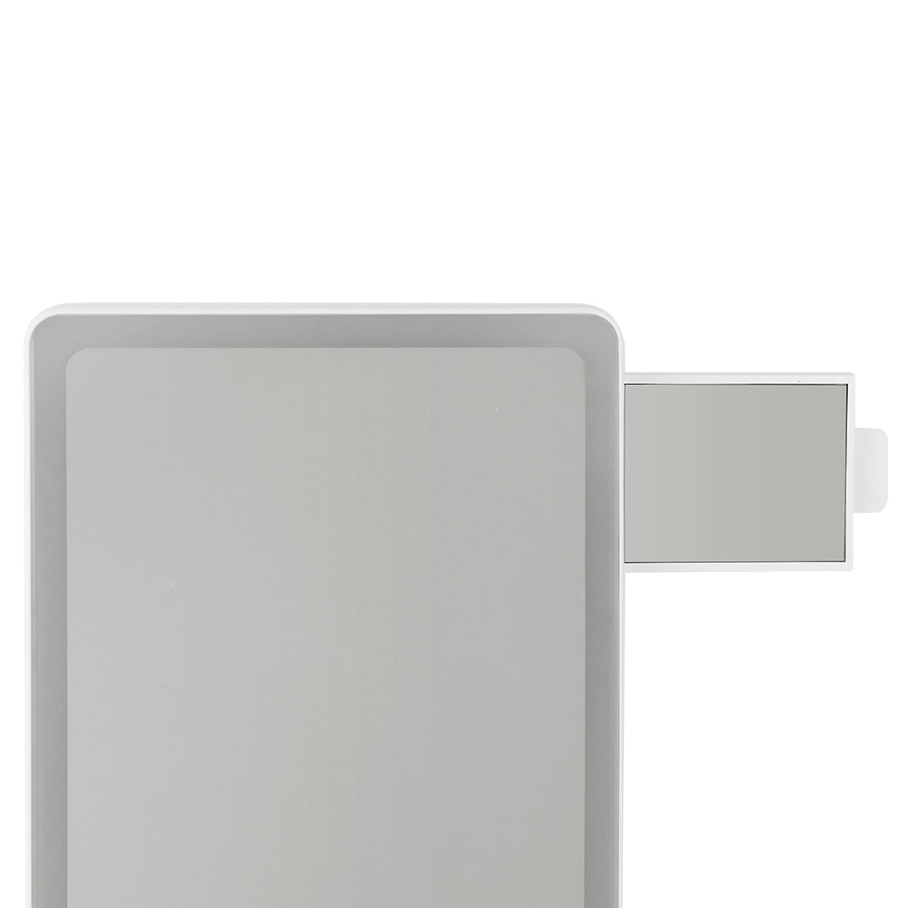 Makeup Mirror 10X Magnifying with LED light Storage Cosmetic Mirror