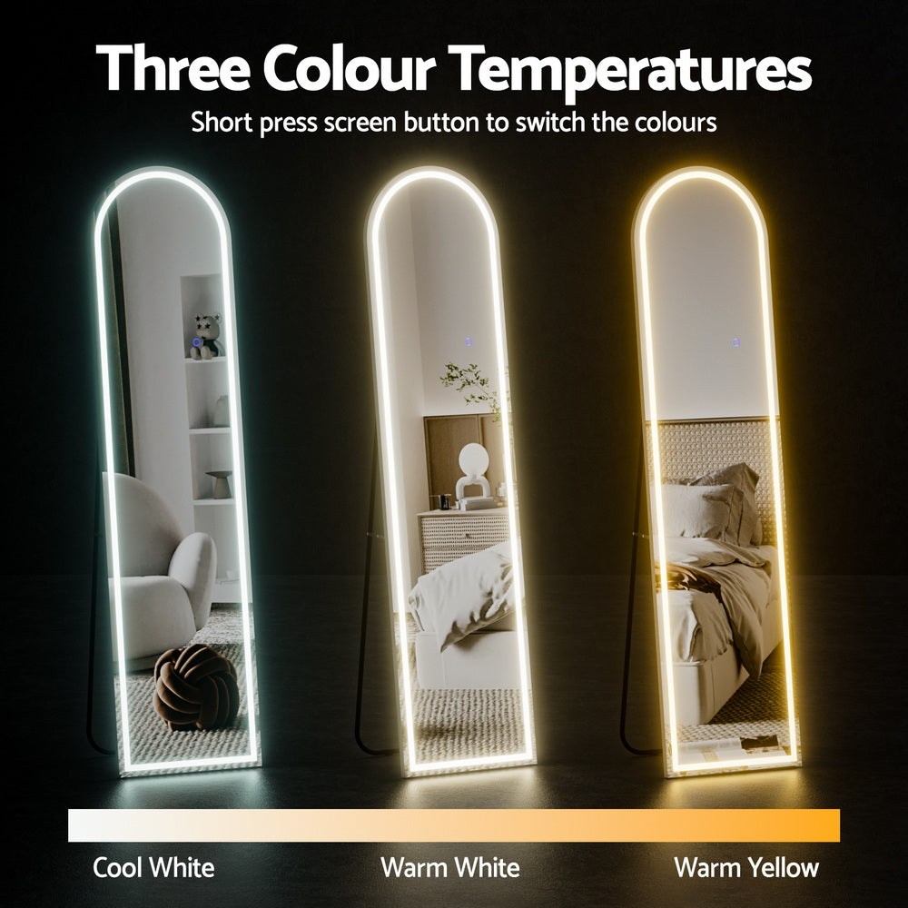 LED Full Length Mirror Floor Dressing Mirror 160cm