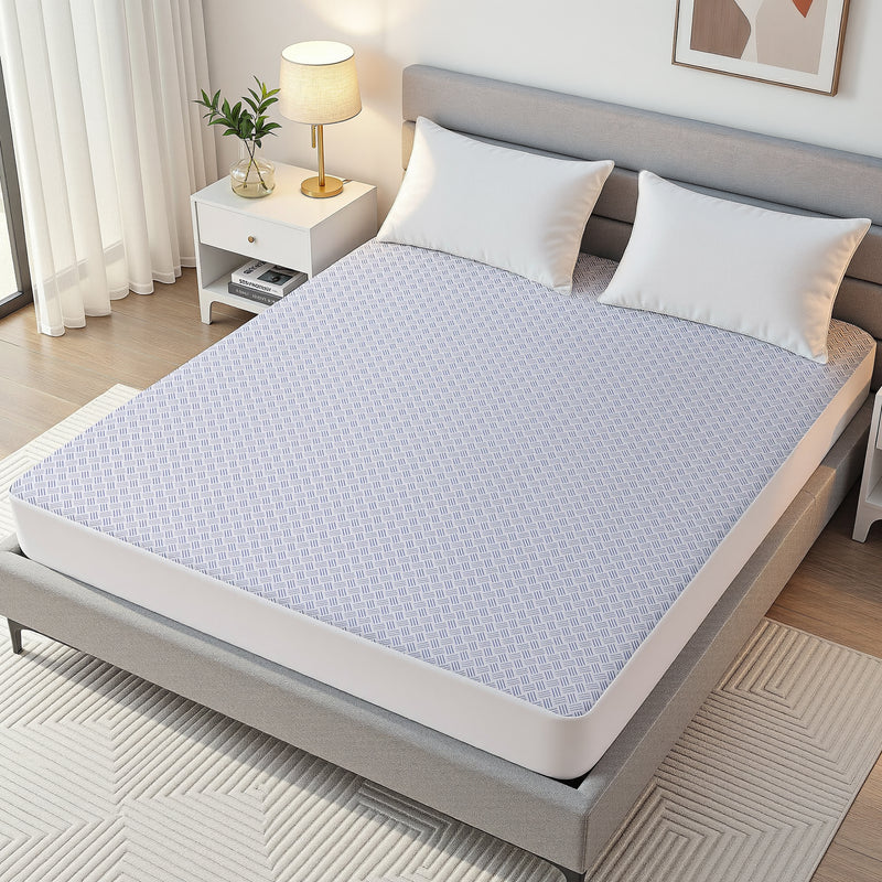 Cooling Mattress Protector Waterproof Deep Pocket Fitted Cover Double-10