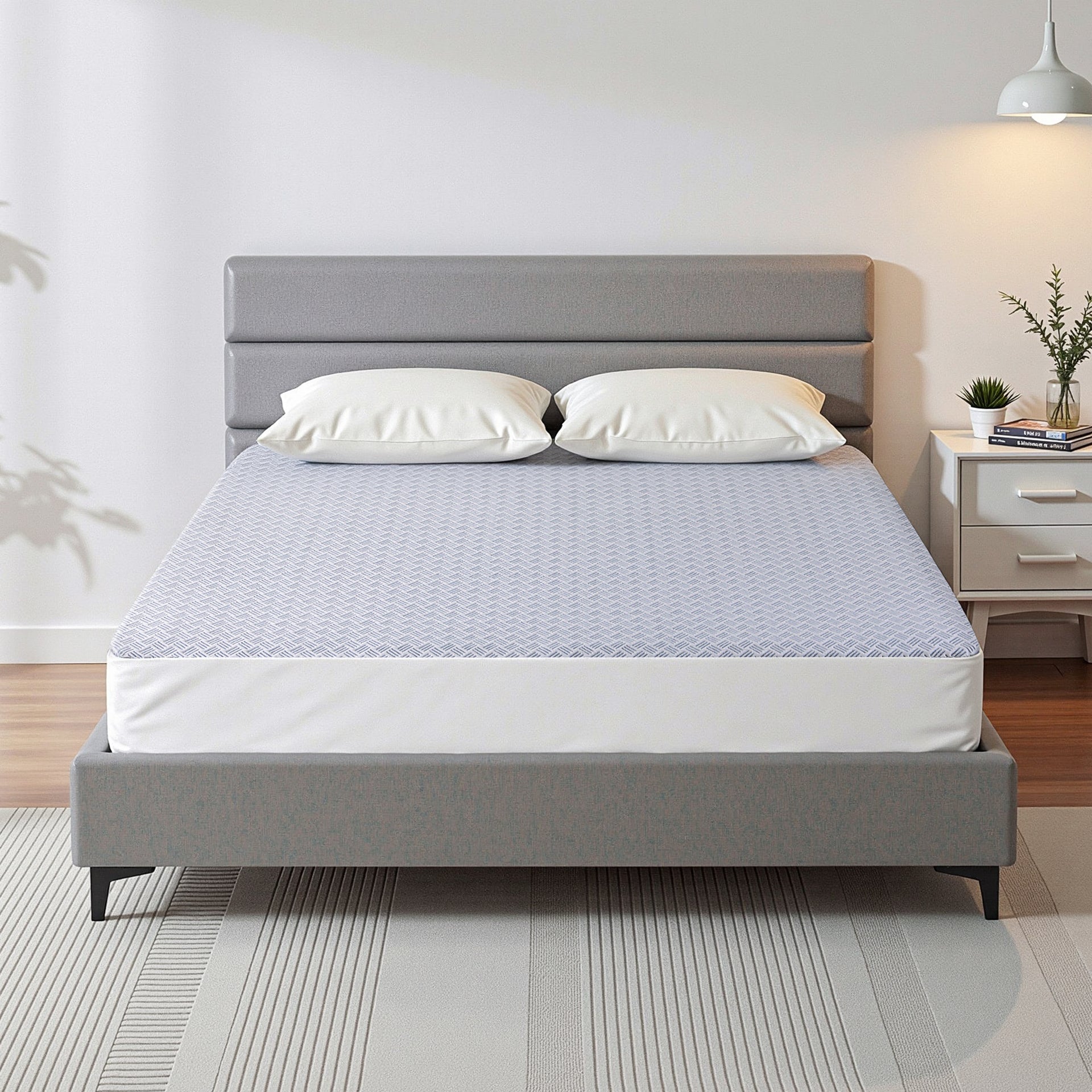 Cooling Mattress Protector Waterproof Deep Pocket Fitted Cover King