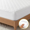 Waterproof Mattress Protector 100% Cotton Quilted Fitted Cover King Single